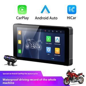 acheter 5.5 pouces Moto Carplay Radio Navigation Android Auto Huawei Hicar Enregistreur de conduite fabrication en ligne