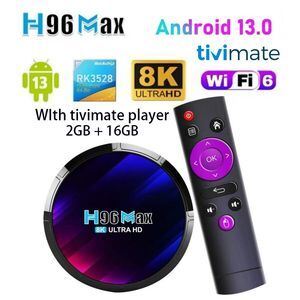 kaufen H96 MAX WiFi6 8K Ultra HD Set-Top-Box IPTV 2GB RAM + 16GB Speicher TV-Box Online-Herstellung