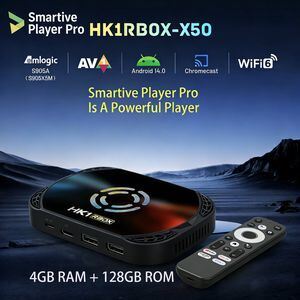 kopen WiFi6 4K Resolutie Ultra HD Android 14 Set Top Box Met Smartive Player PRO online vervaardiging