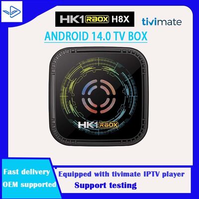 kupować HK1 RBOX H8X Android 14 TV Box Wife6 obsługuje 8K Video z odtwarzaczem Tivimate produkcja online