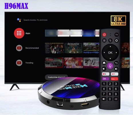 comprar OEM H96 Max Android TV Box Android 13 8K Ultra HD Resolução Wifi 6 Conectividade Fabricação em linha