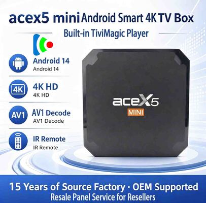 Mua Bán buôn Tivimagic Player phát trực tuyến 4K Google Android 14 TV Box cho Châu Âu và Nam Phi sản xuất trực tuyến